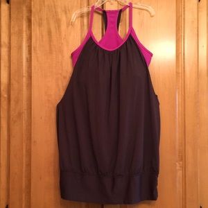 💖Lululemon Pink & Grey Tank Top💖